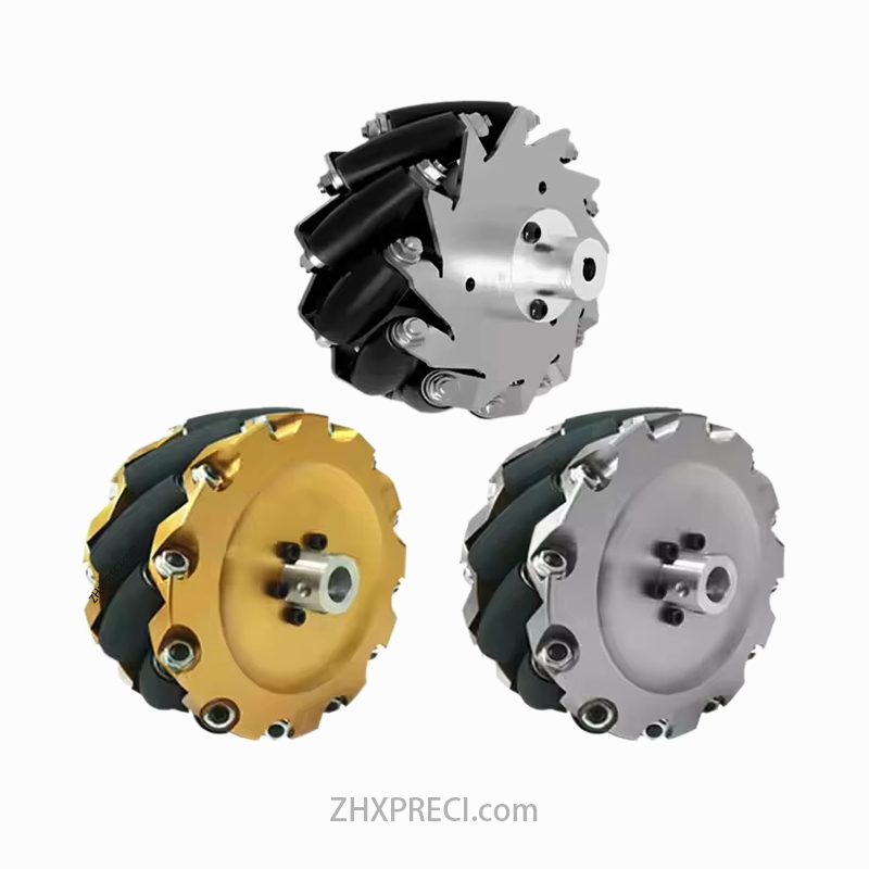 Mecanum wheel robot drive roller and universal roller for AGV trolley and intelligent car – omni‑directional movement accessory