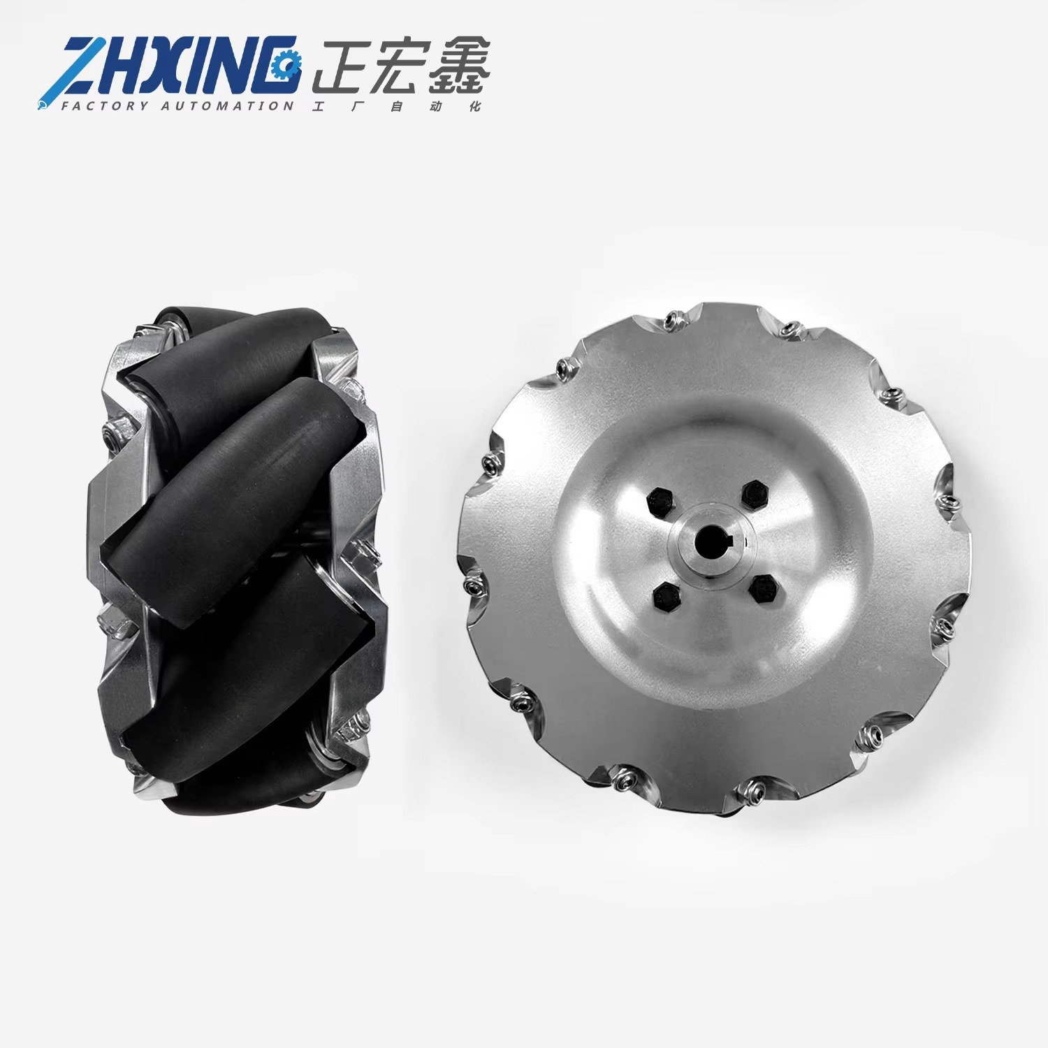 6 Inch Mecanum Wheel for AGV Robot Omni Directional Drive System High Precision Control Smooth Movement Stable Performance - 画像 (2)