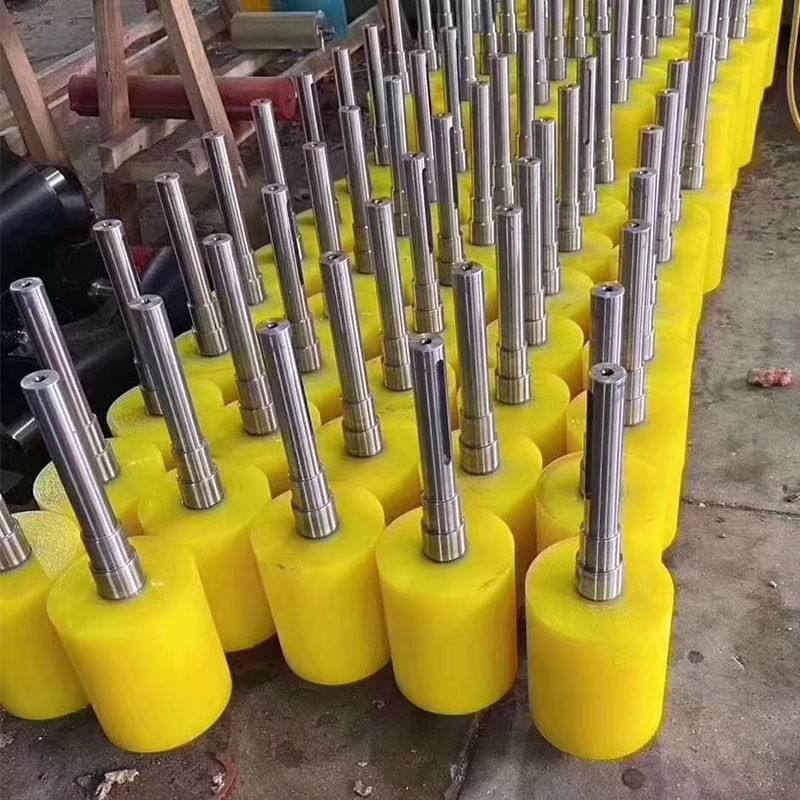 Customized Unpowered PU Wheel Assembly Line Conveyor Wheel Steel Mechanical Pressure Roller Transmission Roller Cutting - 画像 (7)