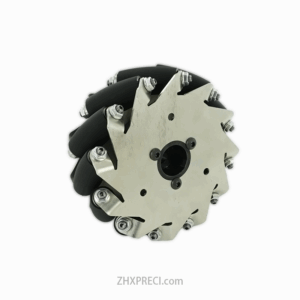 メカナムホイールセット 152mm (6インチ) NM152A: 高耐久PUローラー、耐荷重300kg、全方向対応 AGV・ロボット用