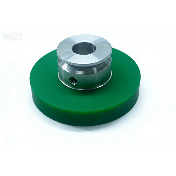 PU Rubber Coated Wheel Roller Industrial Grade for Automation Machinery Conveyor Transport and Factory Use